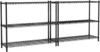 Storage Shelves, 3-Tier Adjustable Metal Industrial Utility Shelf Rack by Unknown