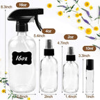 Glass Spray Bottle Kit×10, 9×10 ml Roller Bottles, Anti UV, Suitable - Image 5