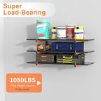 Lumber Rack Wall Mount, Lumber Storage Rack, Heavy Duty Wood Storage Racks - Image 4