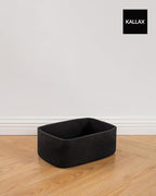 Small Woven Basket, 13.5 x 9.5 x 5 Inches, Storage Basket - Image 8