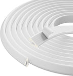 V Shape Foam Weather Stripping Door Frame Seal Strip 2Pcs×26FT White, Draft by KNEELISA