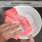 SINLAND 5 Color Assorted Microfiber Dish Cloth Towels Best Kitchen Cloths - Image 6