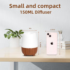 150ML Rechargeable Battery Operated Essential Oil Diffuser, Portable Cordless - Image 4