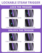 Steam Cleaner: 10s Fast Heating-Lockable Steam Trigger-Large Tank-Refill - Image 6