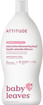 ATTITUDE Baby Dish Soap and Bottle Cleaner, EWG Verified Dishwashing Liquid by ATTITUDE