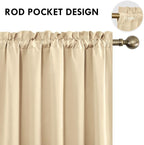 DWCN Blackout Curtains for Living Room Thermal Insulated, Energy Saving & Noise - Image 4