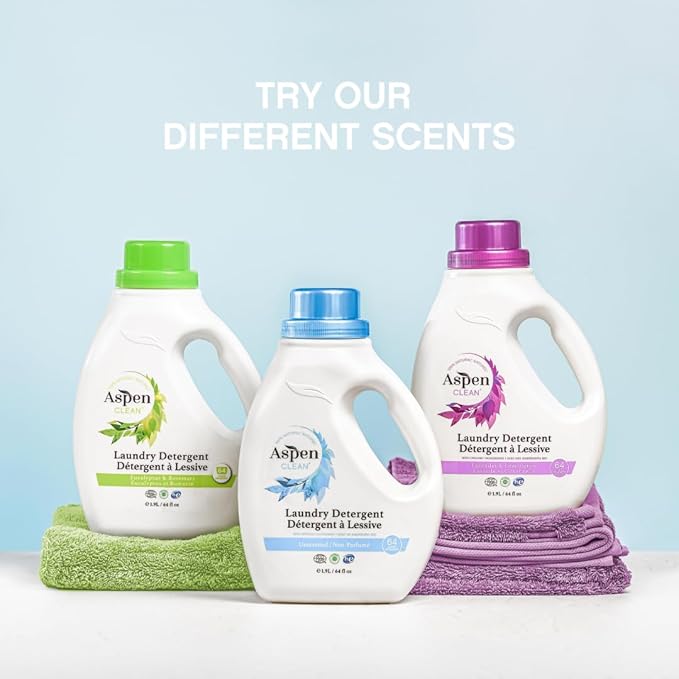 AspenClean Natural Laundry Detergent Lavender & Lemongrass - Image 4