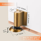Bak Bo Magnetic Door Stoppers 1 Pack Bottom of Door Holder Keep Door Open No - Image 2