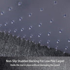 Large Chair Mat for Carpet, Easy Glide Plastic Carpet Floor Protector Mat for - Image 4