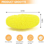 25 Pcs Plastic Dish Scrubbers, Reusable Non-Scratch Nylon Scouring Pads Bulk - Image 2