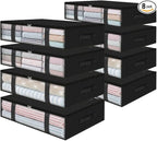StorageRight Under Bed Storage Bins, Breathable Organizer by StorageRight