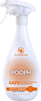 POOPH® Kitty Odor Eliminator – 32 fl oz Bottle – Proprietary Odor-Elimination by Pooph