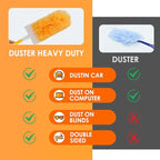 50 Count Duster Refills, Static Dust Removal Brush Disposable Replacement Head - Image 7