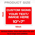 Personalized Aluminum Metal Signs - Image 2