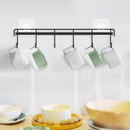 Myfolrena Adhesive Kitchen Hooks Utensil Hanger Holder Hanging Rack 2 Pack - Image 8
