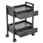 Paddie Salon Trolley Cart, Salon Tray Wooden Mobile Utility Cabinet - Image 4
