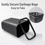 Black Small Trash Can 4Pack, 2Gallon/8 L Plastic Office Trash Can Garbage Can - Image 3