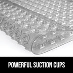 GORILLA GRIP Patented Square Shower Stall Mat, Small Bathtub Floor Mats - Image 3