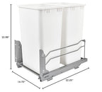 Rev-A-Shelf Double Pullout Trash Cans - Image 10