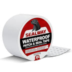 White RV Roof Sealant Tape, UV-Resistant, Weatherproof Patch by Unknown