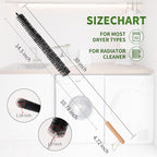Dryer Lint Brush Vent Cleaner 30 inch Refrigerator Coil Cleaning Brushes - Image 5