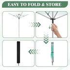 Outdoor Umbrella Drying Rack 165 Feet Umbrella Clothesline - Image 9