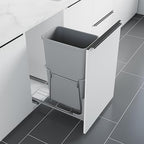 Dowell B15 Aluminum Base Wastebasket Pullout by DowellKitchenBath