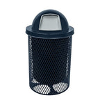 COATEDOUTDOORFURNITURE RDT-DBL Heavy Duty 32 Gallon Round Trash Receptacle by CoatedOutdoorFurniture