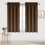 DWCN Brown Blackout Curtains for Bedroom – Rod Pocket Thermal Insulated Energy by DWCN