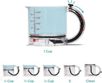 All in One Adjustable Measuring Cup, Push Up Measuring Cup Solid and Liquid - Image 2