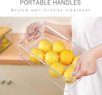 12 Pack Refrigerator Organizer Bins, 3 Sizes Stackable Clear Pantry Storage - Image 9