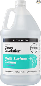 Clean Revolution Multi Surface Cleaner Refill Supply, Eco-Friendly & Plant-Based by CleanRevolution