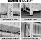 Storage Shelves Heavy Duty, Metal Garage Shelving Units, 4 Tier Storage Rack - Image 4