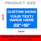 Custom Aluminum Weatherproof Metal Sign - Image 2