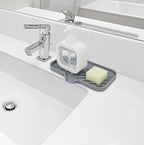 Yasmen Silicone Bathroom Soap Dishes, Sink Sponge Holder - Image 3
