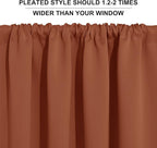 RYB HOME Blackout Curtains for Living Room, All Lights Blocking Rod Pocket - Image 6