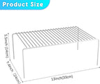 MediumWhite Cabinet Storage Shelf Rack Set of 2, Rustproof Metal Wire Kitchen - Image 3