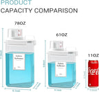 3 Pack Laundry Detergent Dispenser, 61oz Laundry Soap Dispenser, Refluxable - Image 5