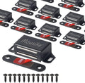 Mousike Cabinet Magnets 30lb Black Door Magnets by Mousike