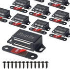 Mousike Cabinet Magnets 30lb Black Door Magnets by Mousike