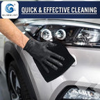 GLIMGLINT Black Microfiber Cleaning Cloth, 150 Pack Microfiber Towels - Image 4