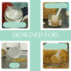 4 Pack – 1 Tablespoon Plastic Measuring Scoop – 14.8 cc / 14.8 ml / ½ oz. – - Image 2
