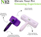 N12 Cat, Dog Hair Remover/Lint Roller and Grooming Hair Bush Combo – Pet Fur - Image 3