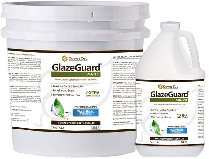 GlazeGuard Matte Floor Sealer Wall Sealer by CoverTecProductsLLC
