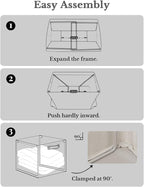 StorageWorks 13x13 Inches Storage Cube, Fabric Storage Bins - Image 8