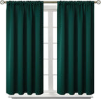 BGment Emerald Green Blackout Curtains 40 Inches Long by BGment