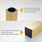 BGL Standing Toilet Brush and Holder Brushed Gold Aluminium Toilet Bowl Cleaner - Image 4