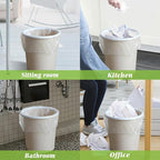 2.6 Gallon 220 Counts Strong Trash Bags Garbage Bags by Teivio, Bathroom Trash - Image 5