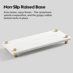 Water Absorbing Stone Sink Caddy Kitchen Sink Organizer Tray, Diatomite - Image 6