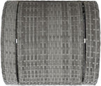Safavieh Outdoor Collection Serapis Grey Wicker Trash Bin - Image 10